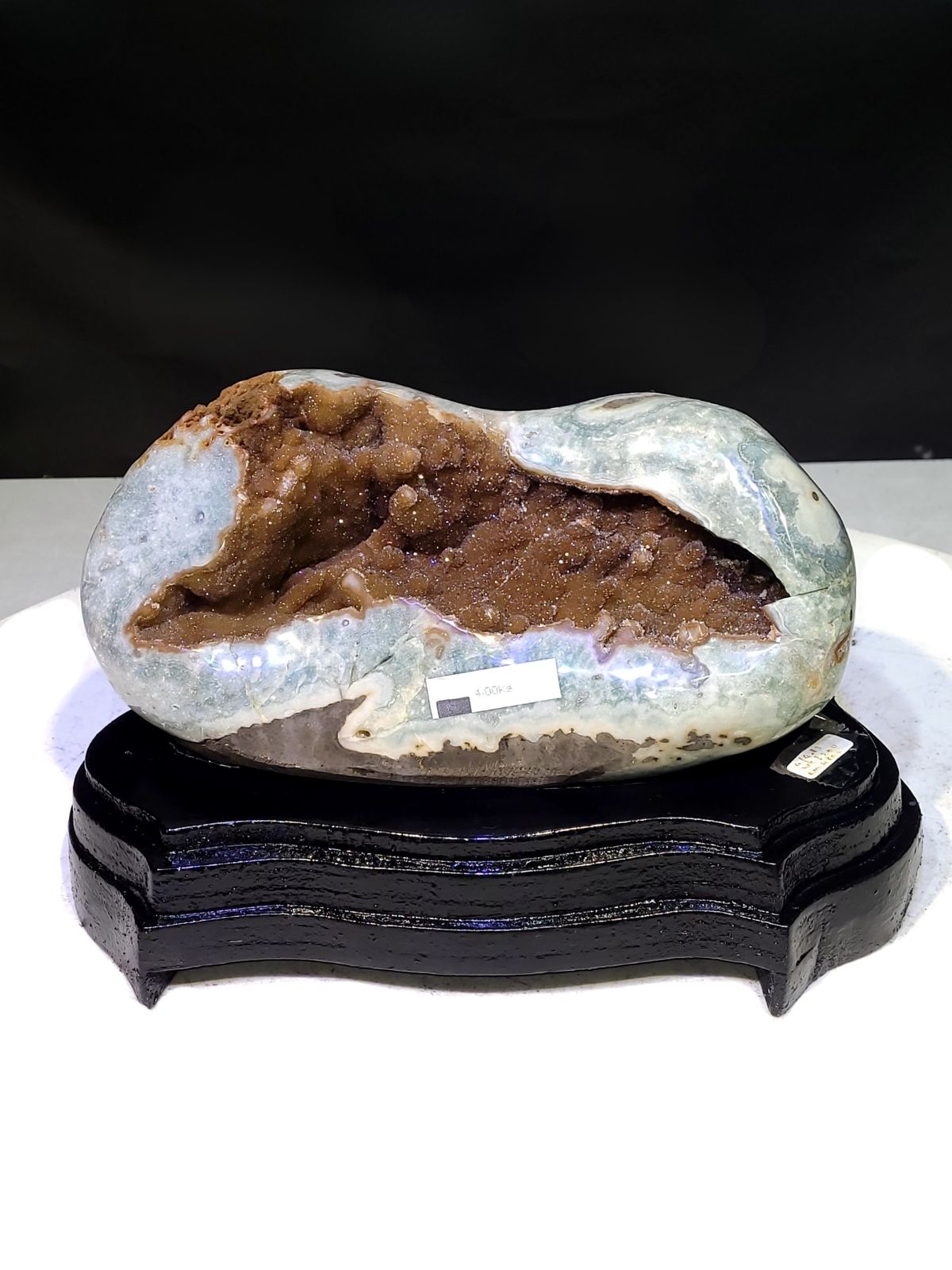 Uruguay Red Rainbow Amethyst Geode